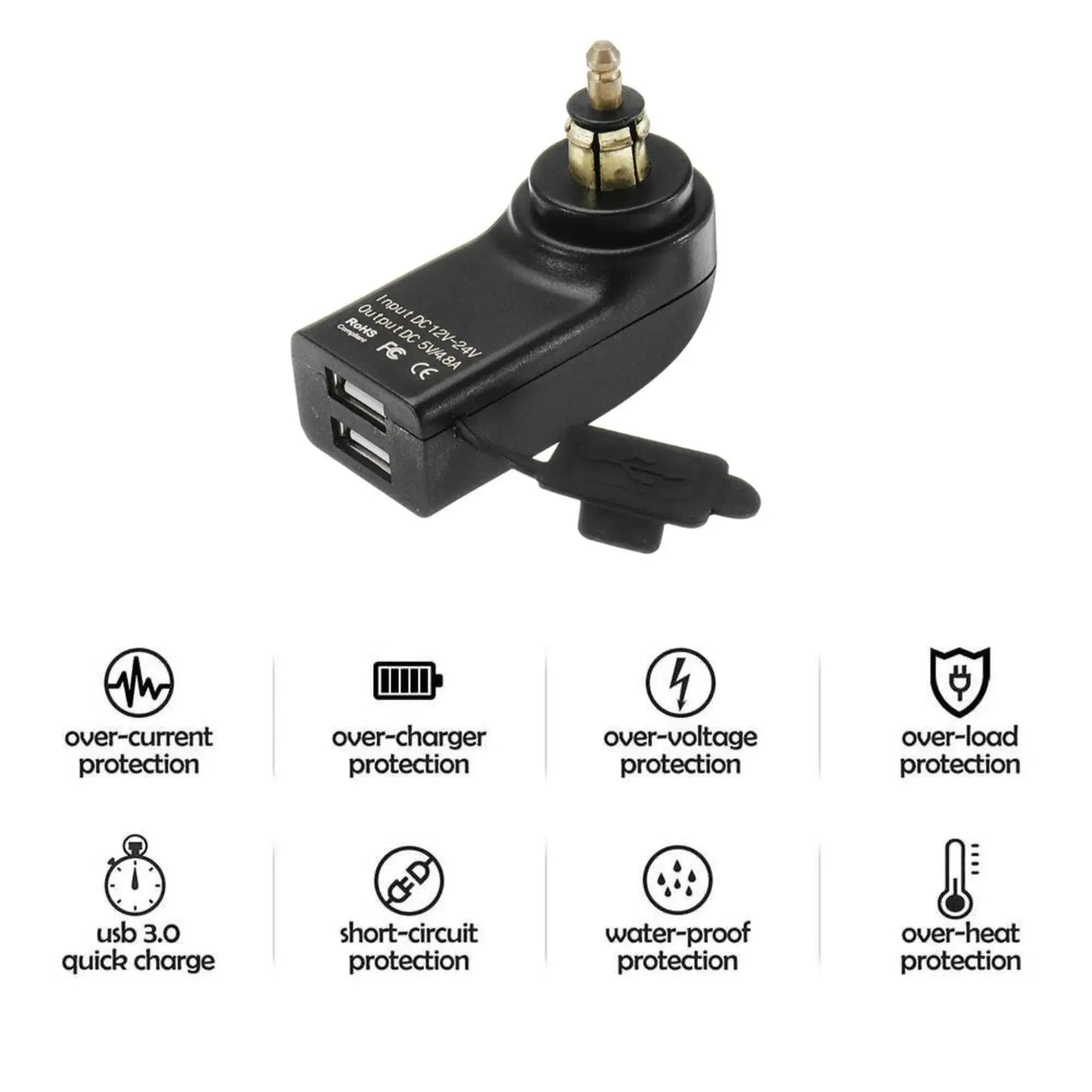 Double USB charger for <tc>BMW</tc> GS