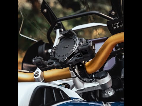 PH02 wireless motorcycle smartphone holder